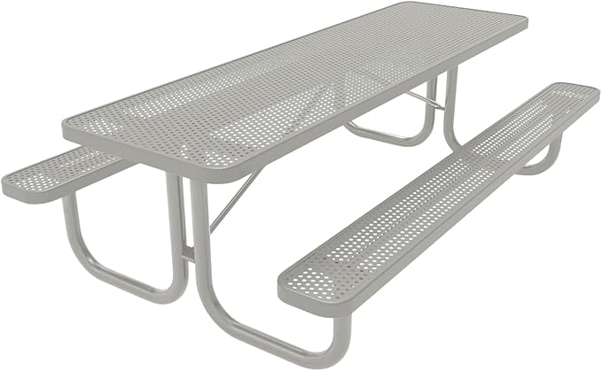 COATEDOUTDOORFURNITURE Heavy-Duty Portable Outdoor Picnic Table - Photo 1