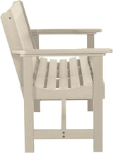 Sequoia Professional CM-BENSQ42-WAE Commercial Grade Exeter 4 Foot Garden Bench, Whitewash - Photo 5