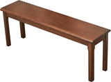 Outdoor indoor wood Bench, 47″Patio Garden, balcony, restaurant, canteen, refectory, entryway, kitchen, farmhouse - Photo 1