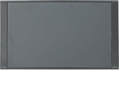 Christopher Knight Home Cape Coral Outdoor Aluminum Coffee Table with Tempered Glass Table Top, Grey