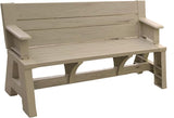 Convert-a-Bench Gen 1 2-in-1 Outdoor Convertible Bench to Picnic Table - Photo 1