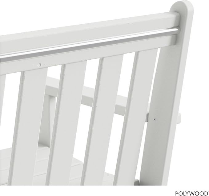 POLYWOOD GNB48WH Vineyard 48" Bench, White - Photo 7