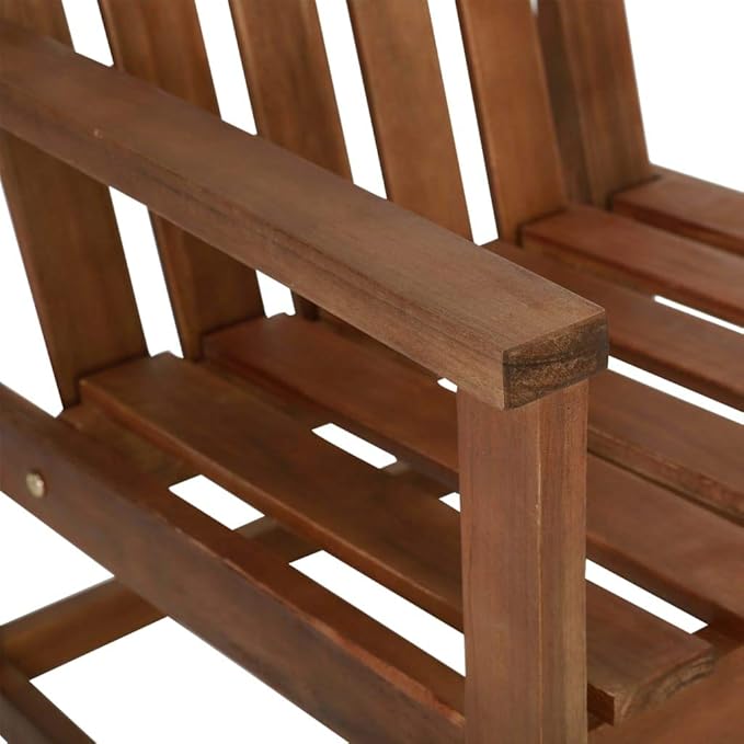 Garden Bench Sofa Chairs 2 pcs Solid Acacia Wood (Sofa Chairs 2 pcs) - Photo 7