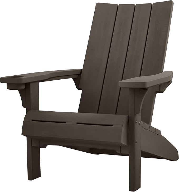 Keter Modern Adirondack Chair - Brown