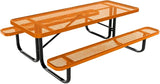 COATEDOUTDOORFURNITURE Heavy-Duty Portable Outdoor Kids Table, Expanded Metal Kids Picnic Table - Photo 1