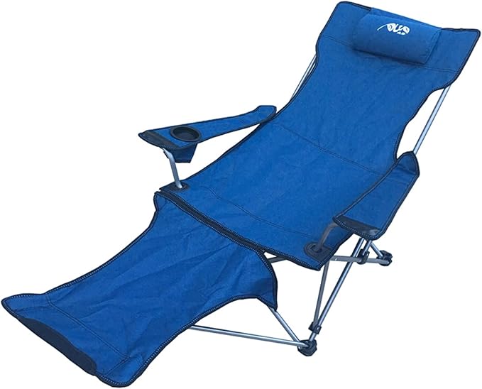 Generic Lounge Chair Adjustable Position Folding Camping Cot - Photo 1