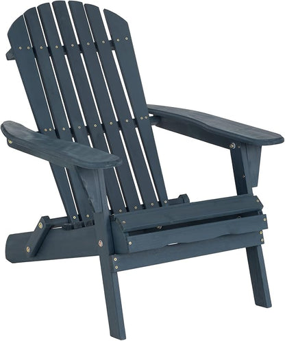 FDW Folding Adirondack Chair, All Weather Patio Chair Outdoor Fire Pit Chair for Patio Lawn Garden Backyard Deck Pool Beach