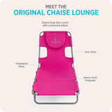 Ostrich the Original Chaise 72 x 22 Inch Lounge Portable Reclining Lounger, Outdoor Patio, Beach, Lawn, Camping - Photo 6