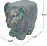 Garden Stool, Plant Stool or Rabbit Table for Garden, Front Porch, Patio, Outside, Indoor, Lightweight Concrete - Photo 3