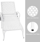 Chaise Lounges Outdoor - Lounge Chairs for Outside Pool Tanning Chair Adjustable Patio Reclining Cast Aluminum for - Photo 4