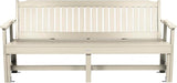 Sequoia Professional CM-BENSQ62-WAE Commercial Grade Exeter 6 Foot Garden Bench, Whitewash - Photo 5