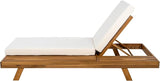 Merax Acacia Wood Chaise Lounge Chair Outdoor Set of 2 - Photo 6