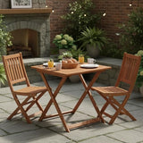 Tangkula 29.5-Inch Square Patio Dining Table - Photo 2