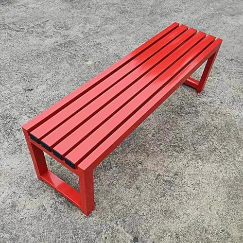 Weatherproof Metal 3-Seater Patio Garden Bench, Heavy-Duty Outdoor Seating for Parks and Lounges, 700lbs Load Capacity, Durable and Stylish Furniture