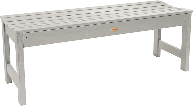 Highwood Lehigh Picnic Bench, 4ft, Harbor Gray