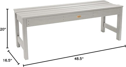 Highwood Lehigh Picnic Bench, 4ft, Harbor Gray