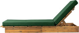 Christopher Knight Home Bard Patio Chaise Lounge Chair Outdoor, Acacia Wood Poolside Sun Lounger with 4-Thick Cushion - Photo 6