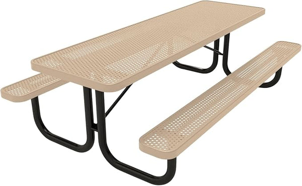 COATEDOUTDOORFURNITURE Heavy-Duty Portable Outdoor Picnic Table - Photo 1