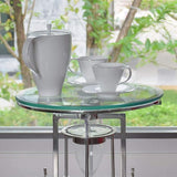 Dulles Glass 27 inch Round Glass Table Top - Tempered - 1/2" Thick Glass Surface, Safe Beveled Edge - Photo 2