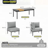 Sundale Outdoor 9 Pieces Patio Furniture Set - Photo 2
