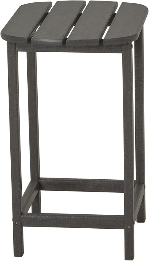 South Beach 26" Counter Side Table (Slate Grey) - Photo 1