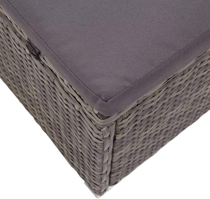 Sun Lounger with Canopy and Cushion - Photo 9