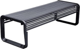 All-Weather Metal Garden Bench - Cast Aluminum Loveseat Chair for Patio, Yard, Lawn - Photo 1