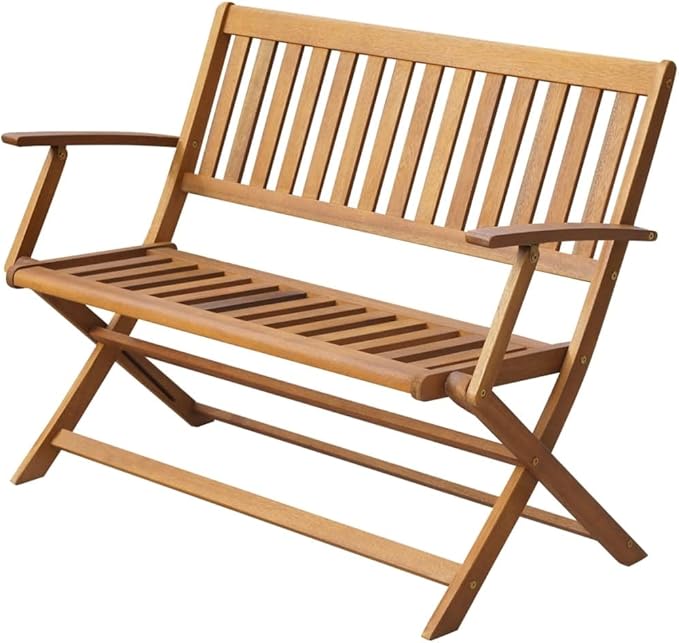(Fast Delivery) Patio Garden Bench Outdoor Benches - Perfect for The Front Porch, Patio, Deck - Photo 1