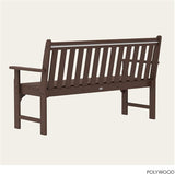 POLYWOOD GNB60MA Vineyard 60" Bench, Mahogany - Photo 5