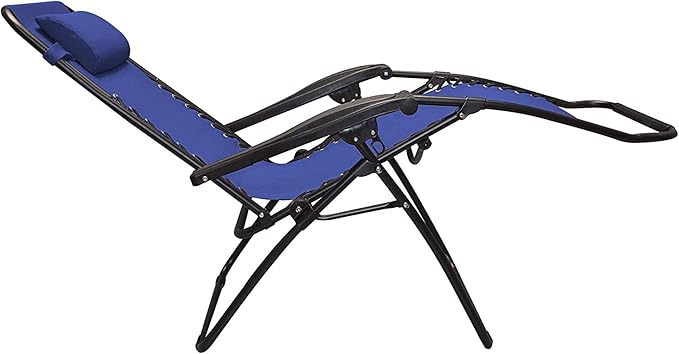 Caravan Sports Zero Gravity Outdoor Portable Folding Camping Lawn Deck Patio Pool Recliner Lounge Chair for Adults - Photo 8