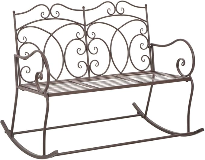 (Fast Delivery) Garden Bench Metal Frame Outdoor Seating Furniture - Photo 1