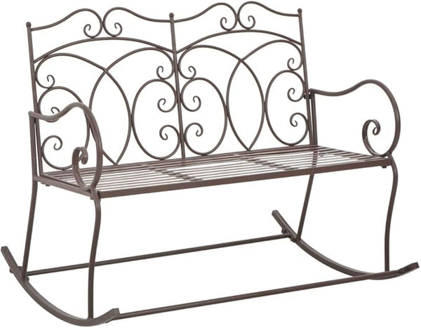 (Fast Delivery) Garden Bench Metal Frame Outdoor Seating Furniture - Photo 1