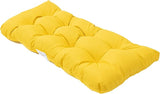QILLOWAY Outdoor Patio Wicker Seat Cushions Group Loveseat/Two U-Shape/Two Lumbar Pillows for Patio Furniture - Photo 4