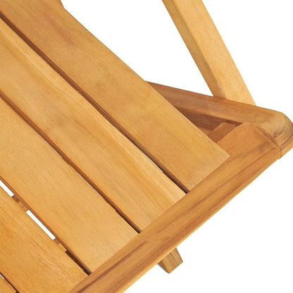 Folding Patio Chairs 6 pcs 21.7"x24"x35.4" Solid Wood Teak Outdoor Chairs Furniture Balcony Furniture Suitable for Gardens, Pools, patios.