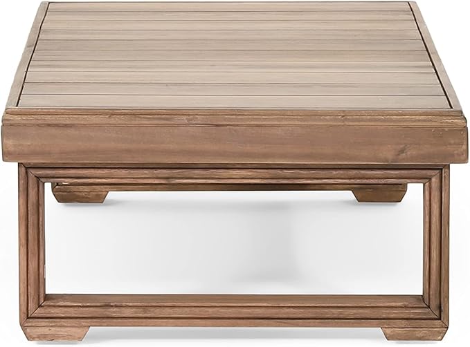 Westchester Rectangular Coffee Table - Acacia Wood - Brown Wash