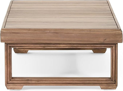 Westchester Rectangular Coffee Table - Acacia Wood - Brown Wash