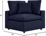 Modway EEI-5576-NAV Commix Overstuffed Outdoor Patio Loveseat, Navy - Photo 2