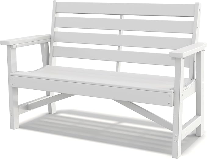 GREENVINES Outdoor Bench | HDPE | Garden Benches | All Weather | for Outdoors Patio Park Porch Outside Backyard - Photo 1