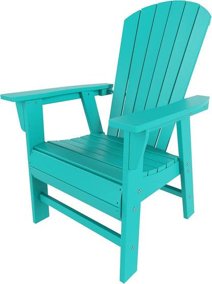 WO WESTIN OUTDOOR HDPE Altura Adirondack Dining Chair,Turquoise