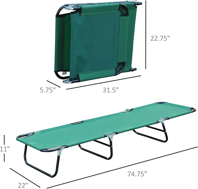 3-in-1 Heavy Duty Tanning Chair with Face Hole Adjustable 5-Position Folding Chaise Lounge Chairs Portable Lay Flat Beach Lounge Chair for Outdoor Sunbathing Patio Pool Lawn Camping Deck (Green)