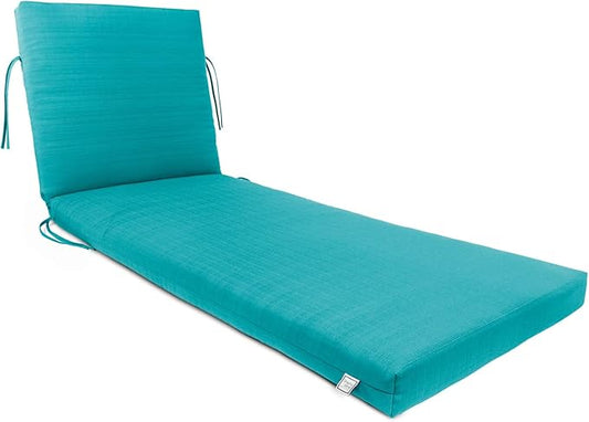 Sherry Kline Sunrise Indoor/Outdoor Chaise Lounge Peacock 24"x72"