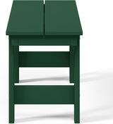 WestinTrends Ashore Outdoor HDPE 48" Modern Backless Patio Bench, Dark Green - Photo 4