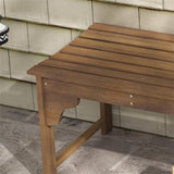 Outdoor Garden Bench, 45.25" L x 19.75" W x 17.75" H Garden Chair Patio Bench Backless Wood Bench - Photo 7