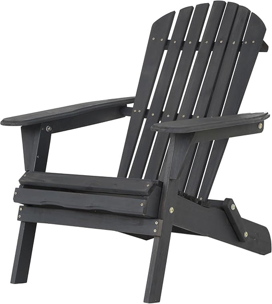PayLessHere Adirondack Chairs, Weather Resistant Patio Chairs with Pinewood Wooden Textured for Patio Lawn Garden Backyard Deck Pool Beach Fire Pit