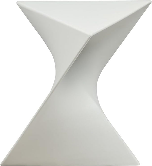 LeisureMod Danbury Modern Vanity Side Table, White - Photo 1