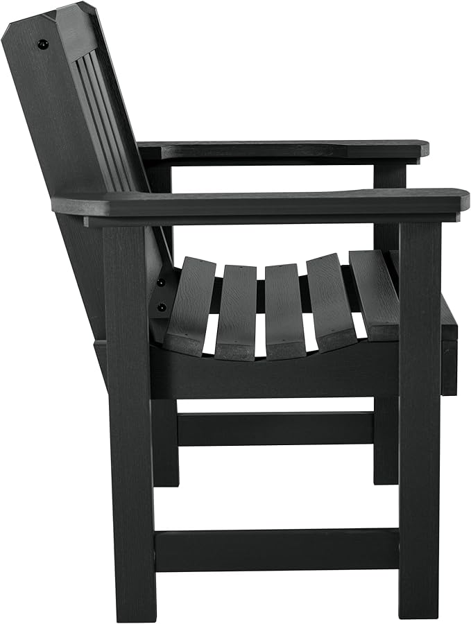 Highwood AD-CHGL1-BKE Lehigh Garden Chair, Black
