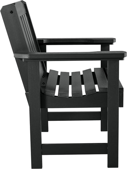 Highwood AD-CHGL1-BKE Lehigh Garden Chair, Black