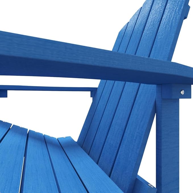 Aqua Blue HDPE Standard Detachable Garden Chair - Photo 7
