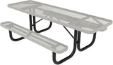 Coated Outdoor Furniture Heavy-Duty Portable ADA-Compliant Outdoor Picnic Table - Photo 1