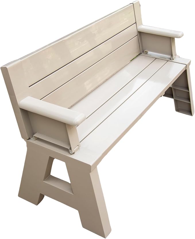 Convert-a-Bench Gen 1 2-in-1 Outdoor Convertible Bench to Picnic Table - Photo 1